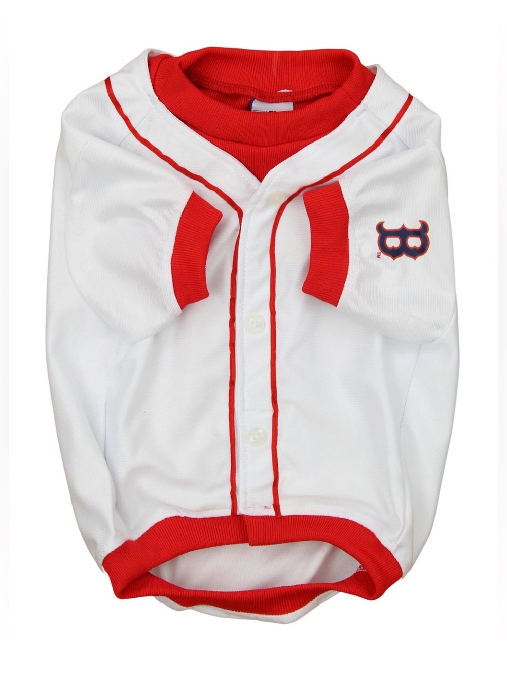 NWT [Sporty K9] Boston Red Sox MLB Baseball Dog Jersey White/Red S M L - Picture 4 of 11